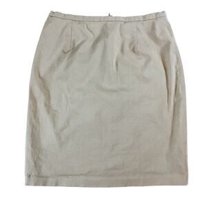 J Crew Beige Pencil Skirt Size‎ 8